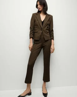 Aaliyah Knit Jacket in Acorn/Black