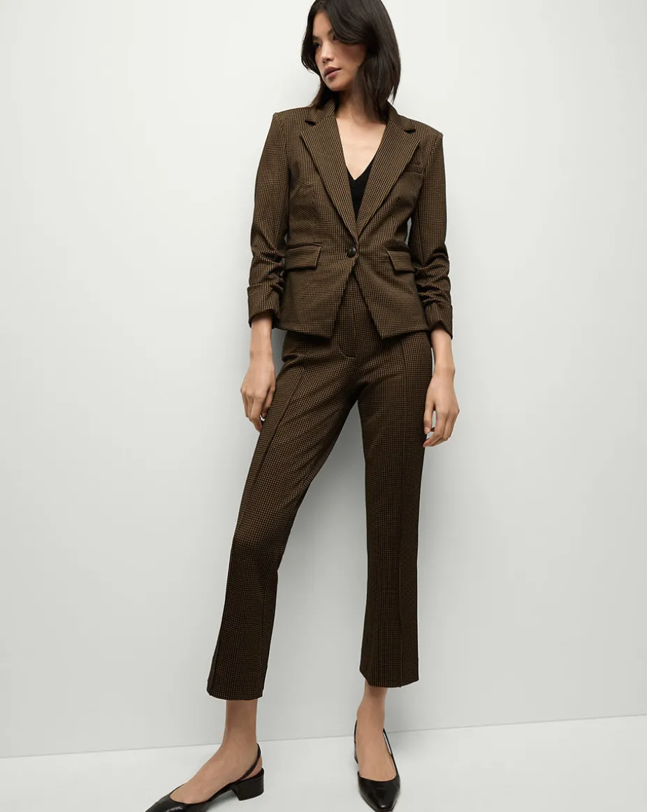 Aaliyah Knit Jacket in Acorn/Black