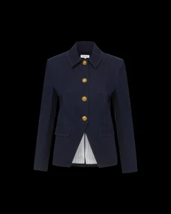 Aire Denim Dickey Jacket in Dark Wash