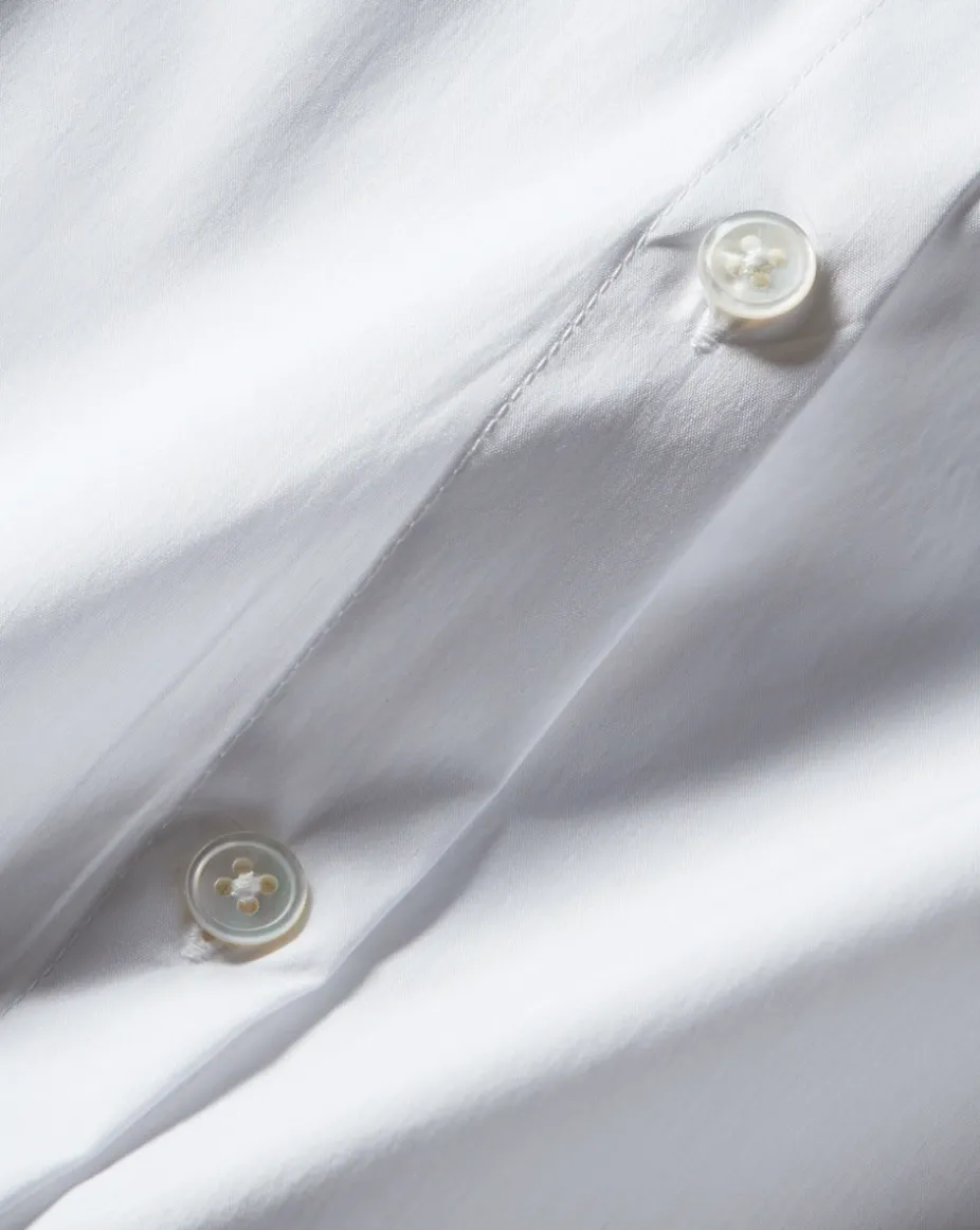 Amelia Button-Down Shirt in White
