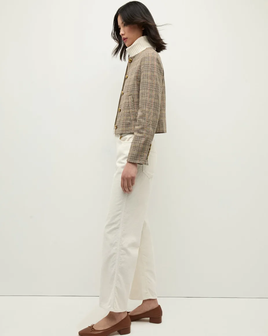 Andrea Plaid Jacket in Russet Multi