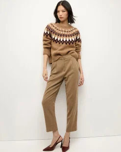 Anne Fairisle Pullover in Russet Multi