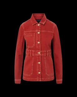 Anzu Jacket in Brick Red