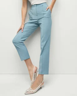 Arte High Waist Pants in Light Blue