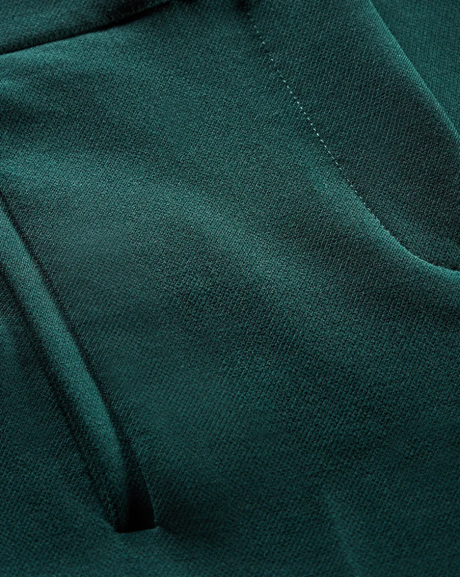 Arte High Waisted Pant in Dark Green