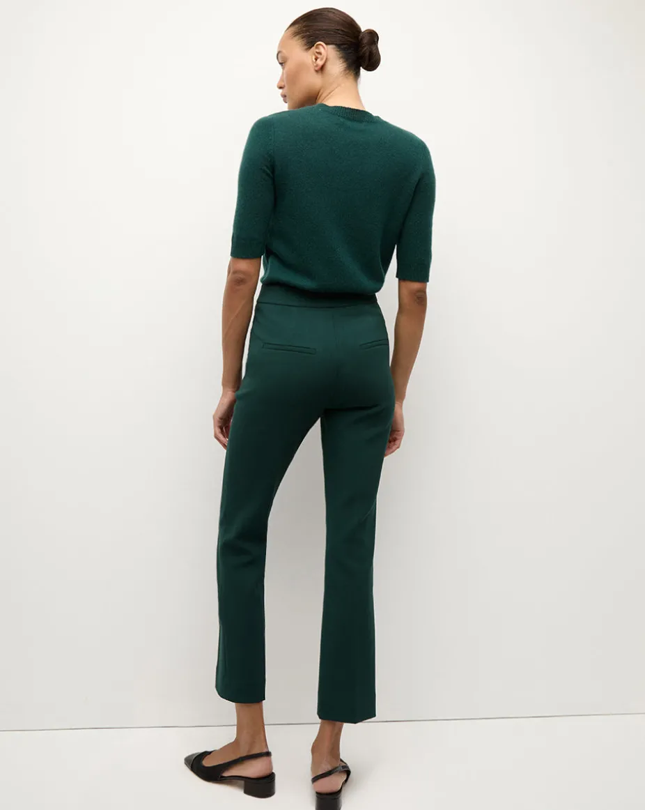 Arte High Waisted Pant in Dark Green