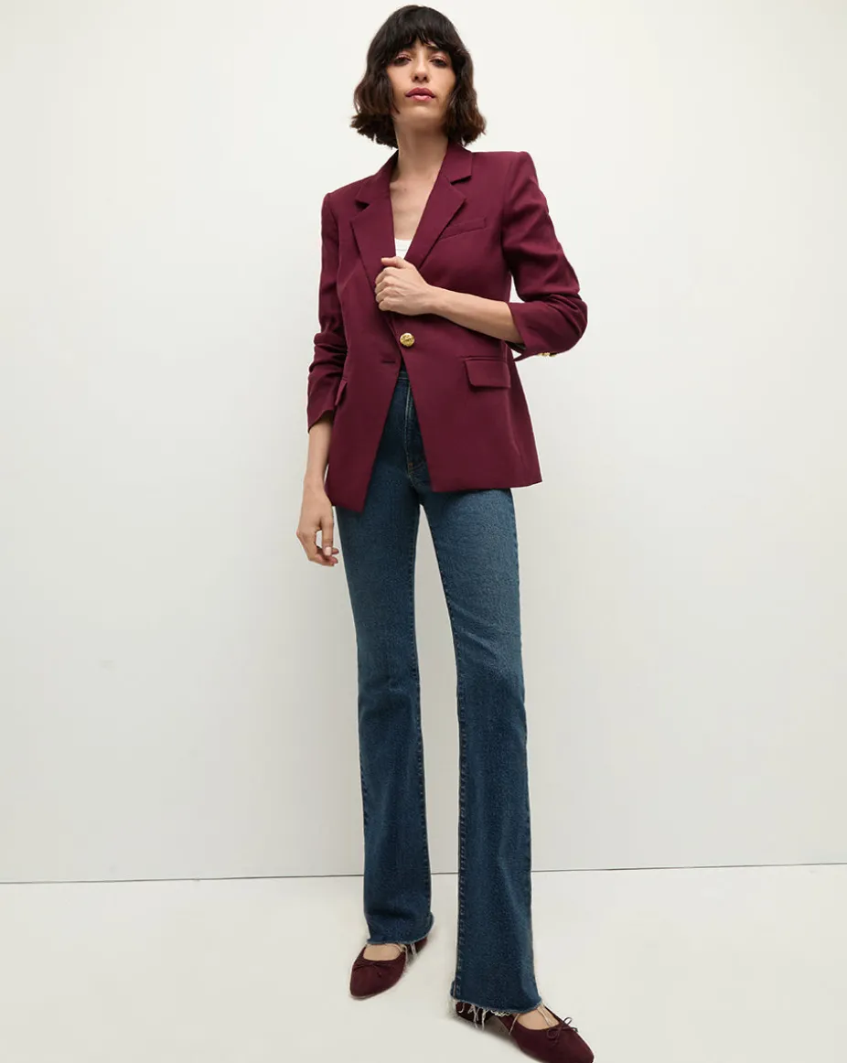 Battista Dickey Jacket in Wine