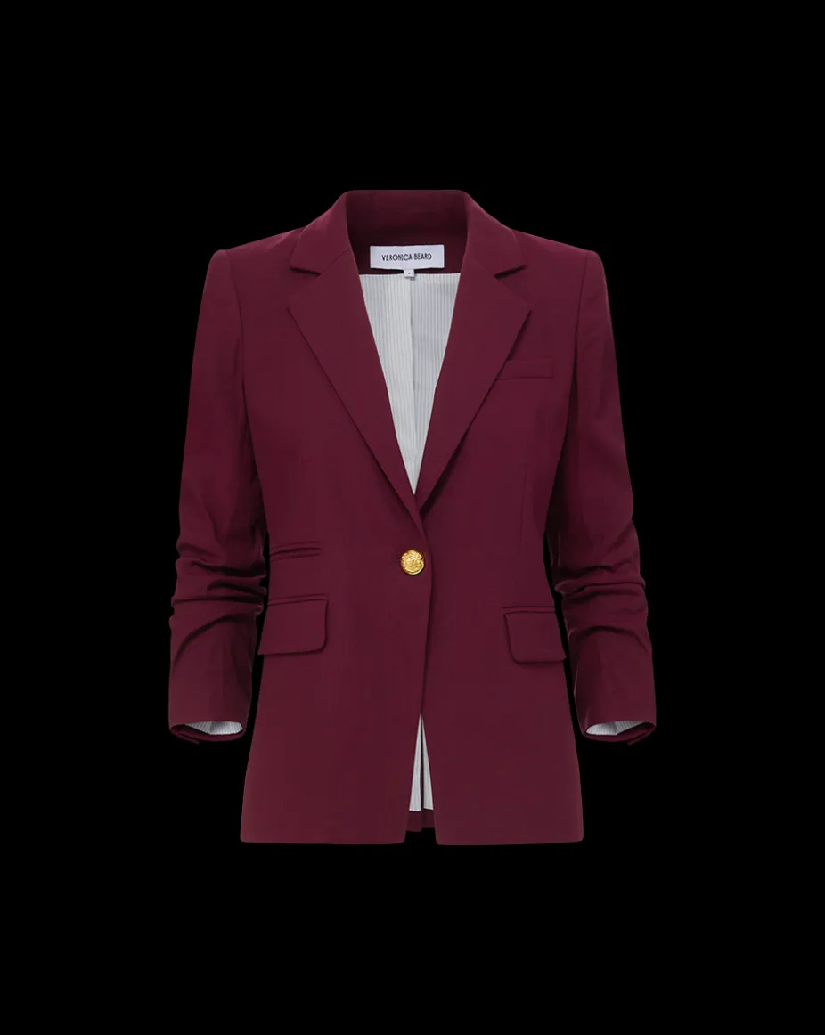Battista Dickey Jacket in Wine