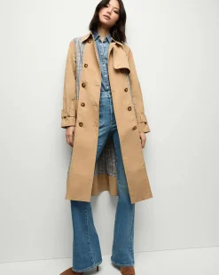 Beverly Patch-Pocket Skinny-Flare Jean in Seawater Stone