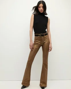 Beverly Skinny Flare Jeans in Bronze
