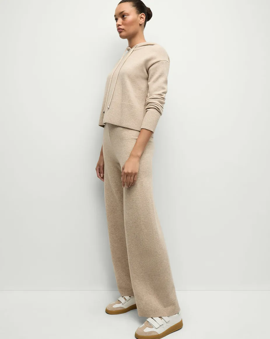 Billy Merino Cashmere Hoodie in Oatmeal