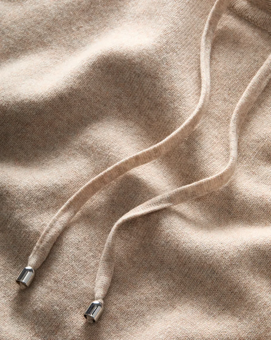 Billy Merino Cashmere Hoodie in Oatmeal
