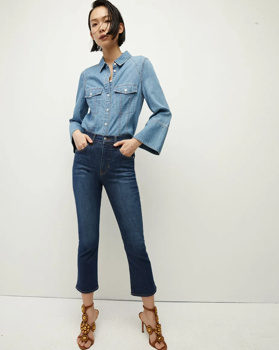 Carly Kick-Flare Jean