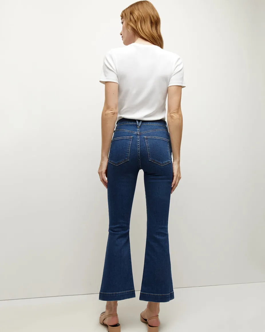 Carson Kick-Flare High-Rise Jean