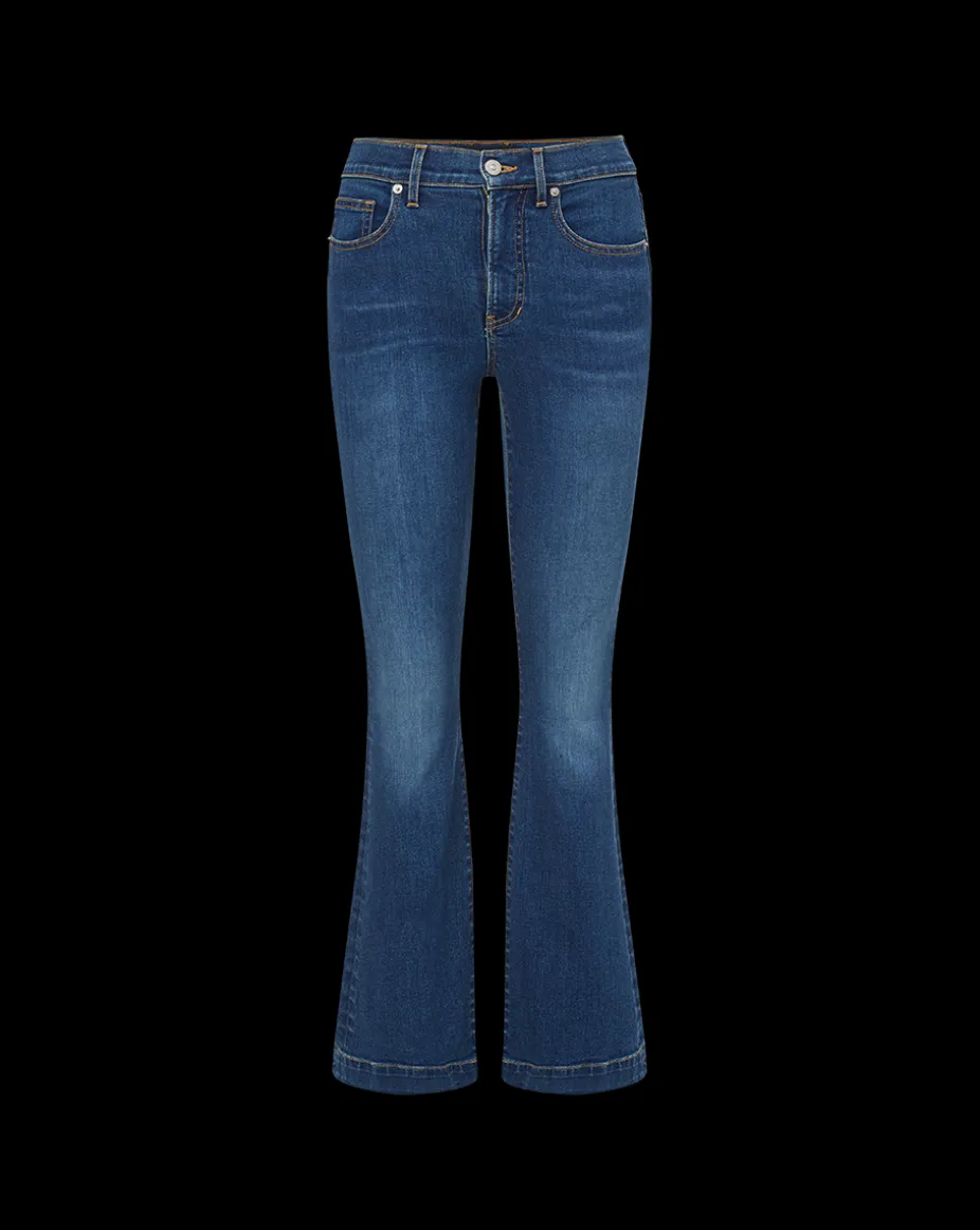 Carson Kick-Flare High-Rise Jean