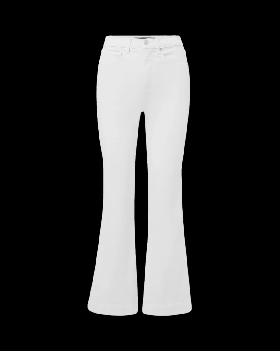 Carson Kick-Flare Jean in White