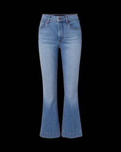 Carson Kick-Flare Jean in Amethyst