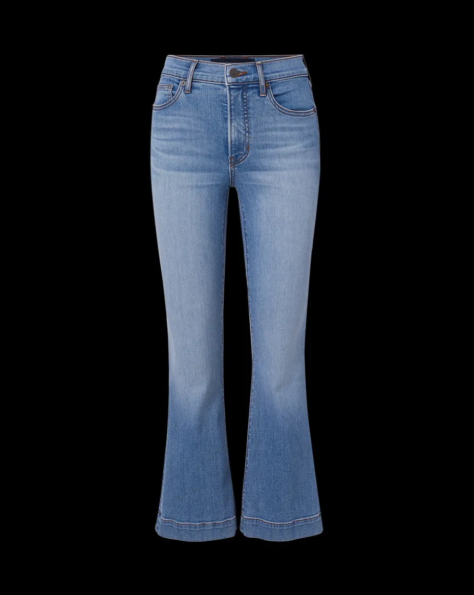 Carson Kick-Flare Jean in Amethyst
