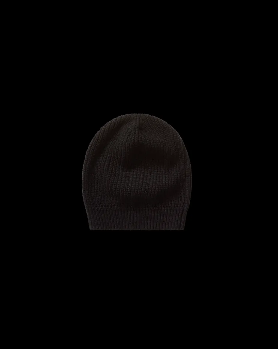 Cashmere Beanie in Black
