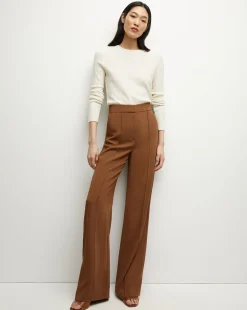 Cheval Merino-Wool Pullover in Ivory