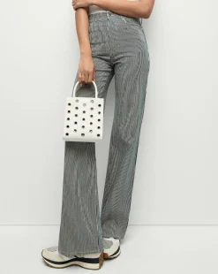 Crosbie Striped Wide-Leg Jean in Solstice Stripe