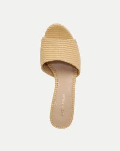 Dali Raffia Platform Heel Sandal