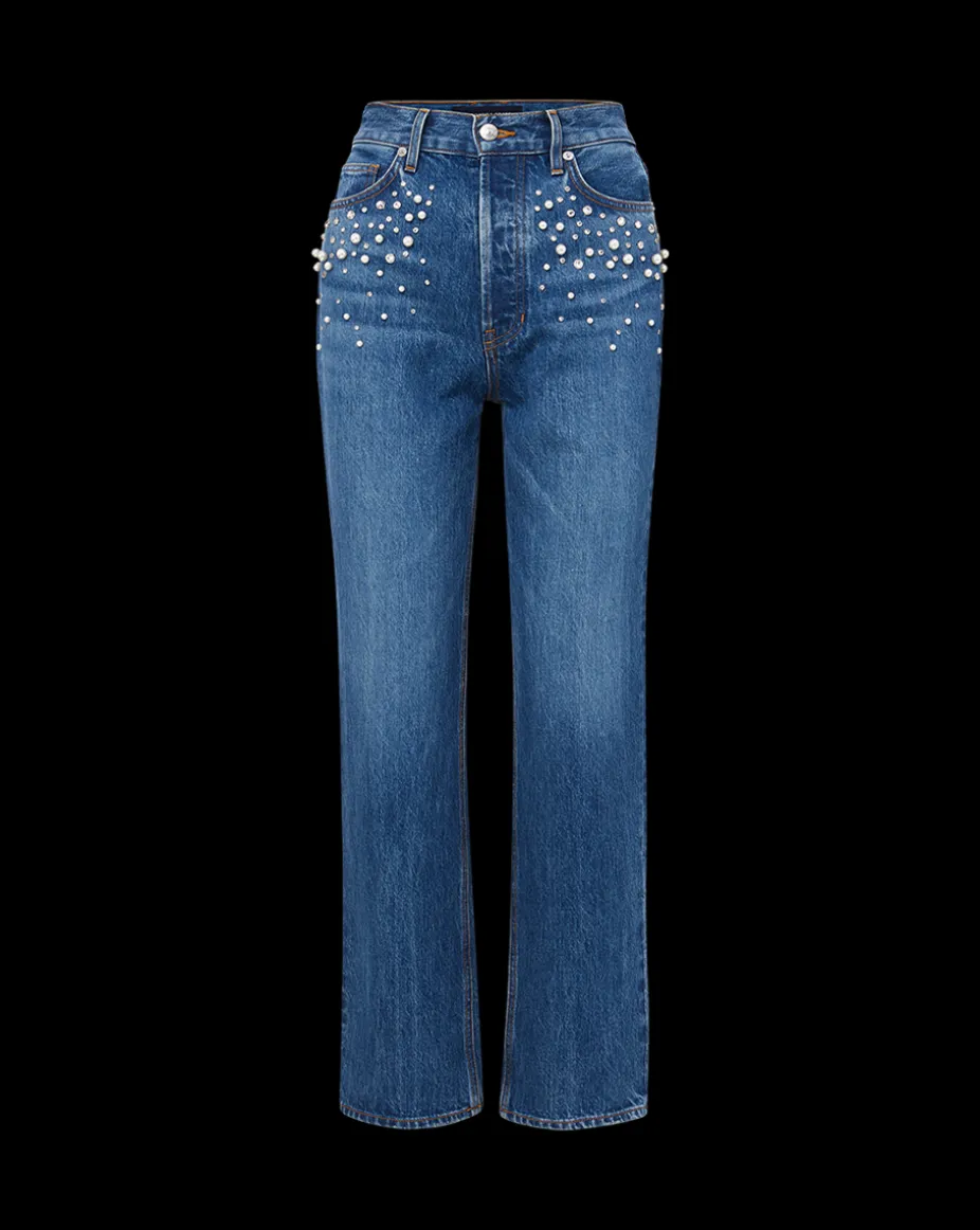 Daniela Straight Leg Jean in Serendipity x Poppy Delevingne