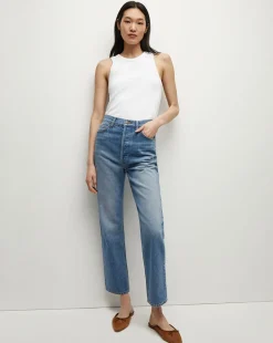 Daniela Straight-Leg Jean in Lakeshore Blush