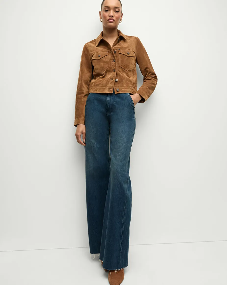 Delena Suede Jacket in Whisky