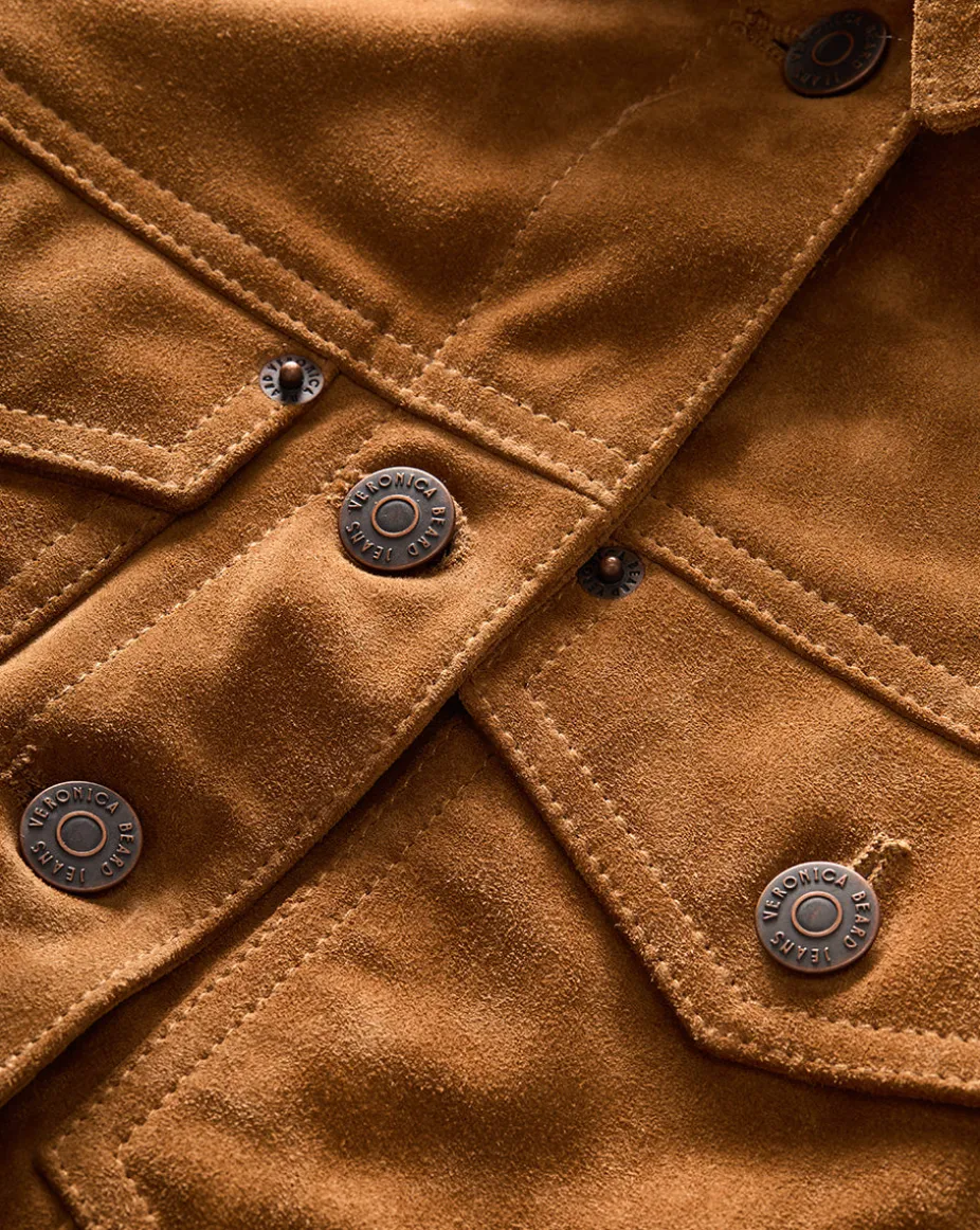 Delena Suede Jacket in Whisky