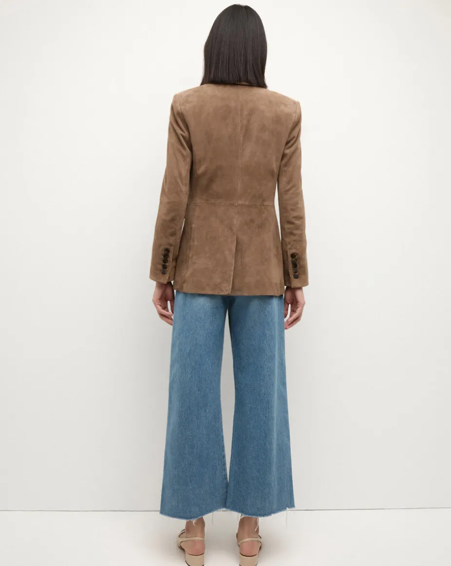 Duane Suede Dickey Jacket in Brown