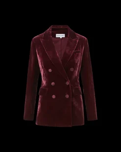Ellette Dickey Jacket in Wine