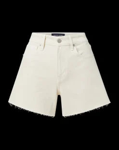 Ellis Denim Short in Ecru