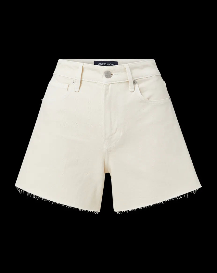 Ellis Denim Short in Ecru