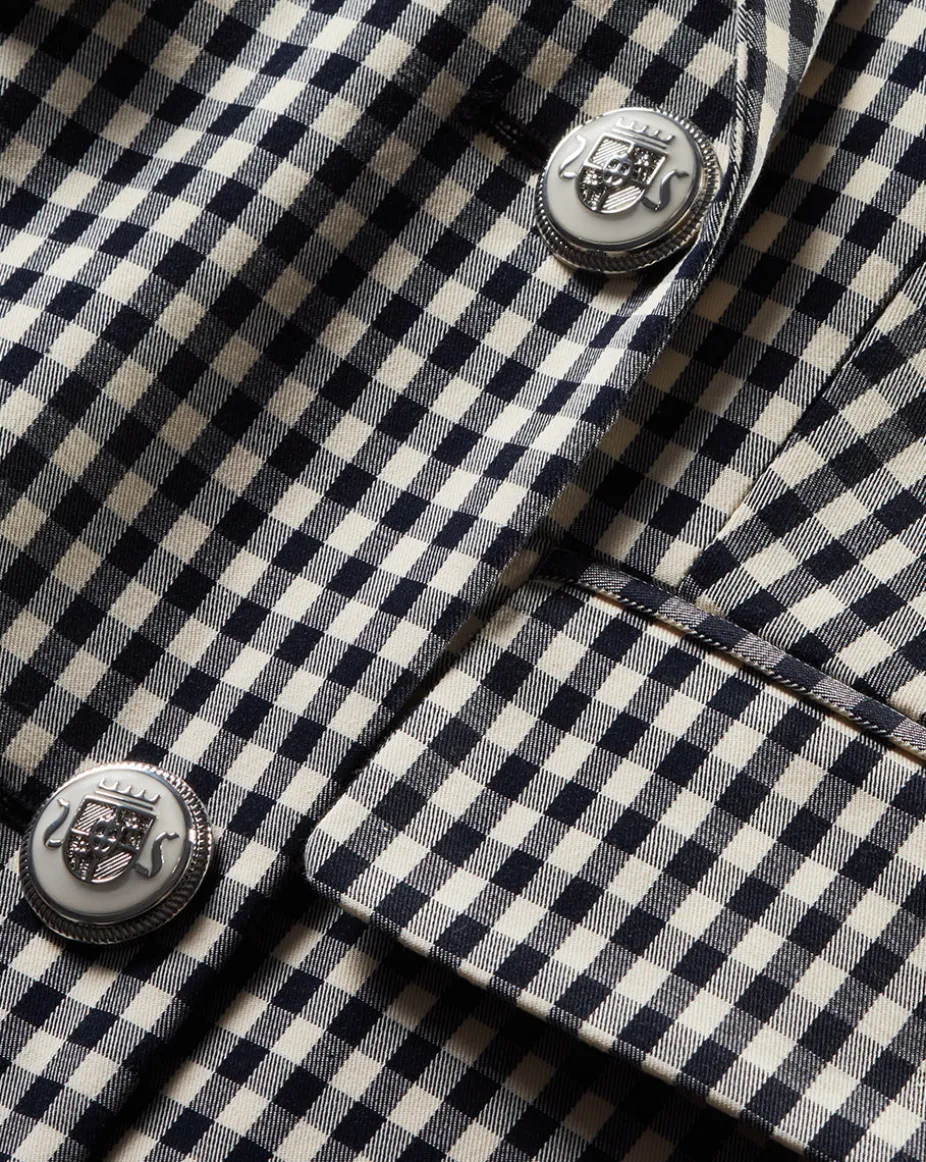Enfield Gingham Halter Vest