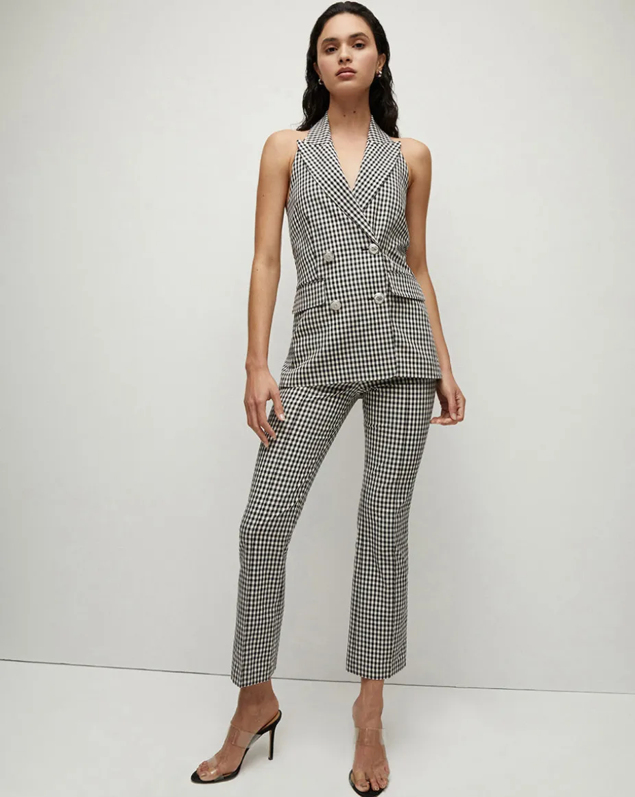 Enfield Gingham Halter Vest