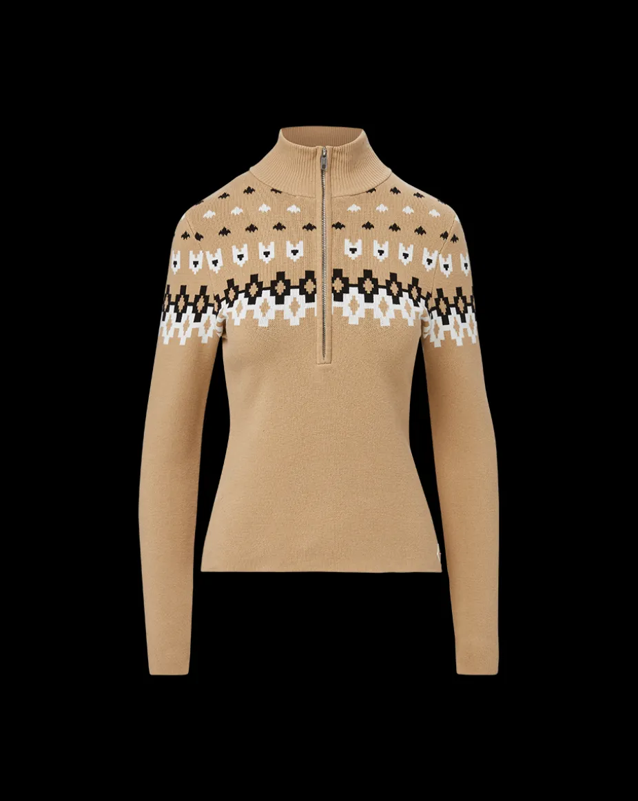Fairbanks Blanche Knit Turtleneck in Khaki