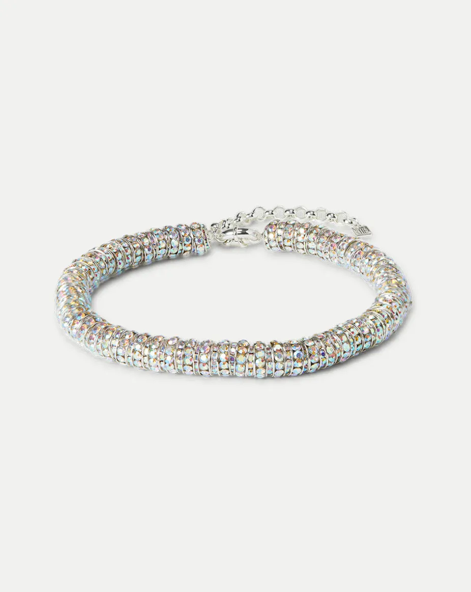 Fat Diamond Necklace in Silver