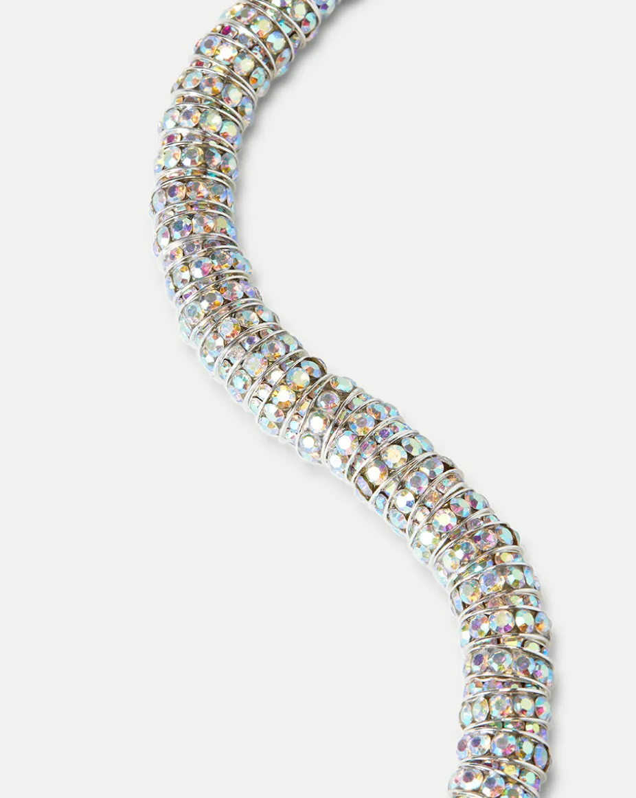 Fat Diamond Necklace in Silver