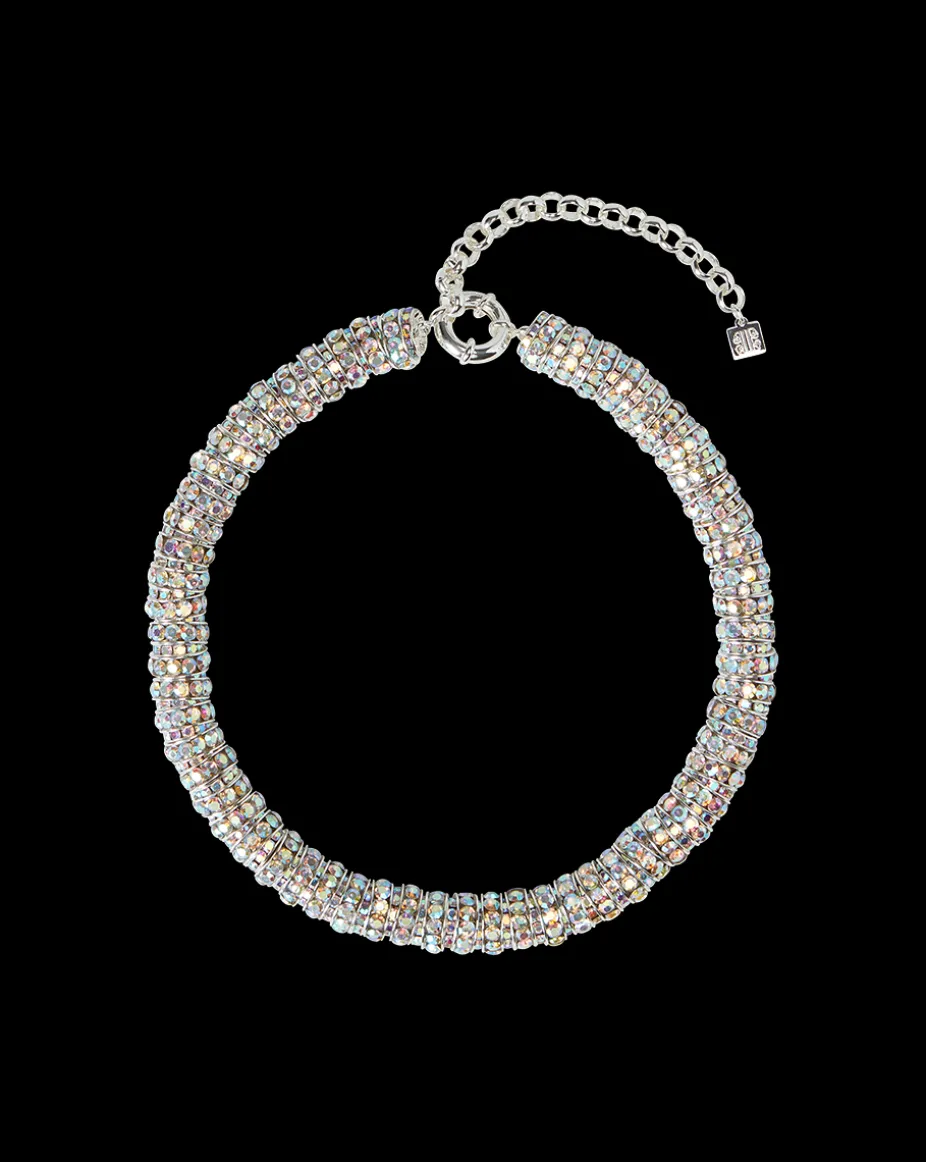 Fat Diamond Necklace in Silver