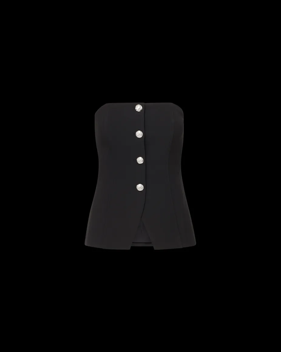 Forman Bustier Top in Black