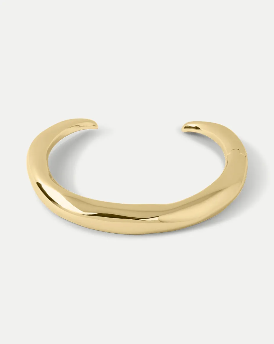 Gold Collar Necklace in Gold