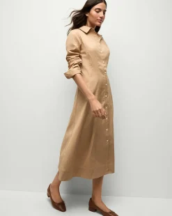Goldie Dress in Khaki