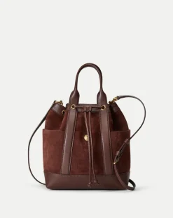 Goody Suede Bag in Chestnut