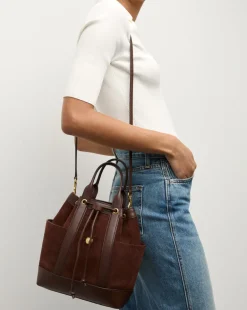 Goody Suede Bag in Chestnut