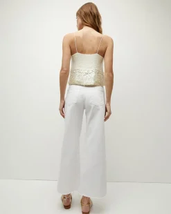 Harmoni White Sequin Tank