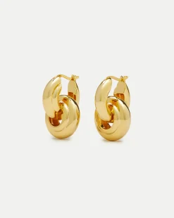 Interlocking Hoop Earring
