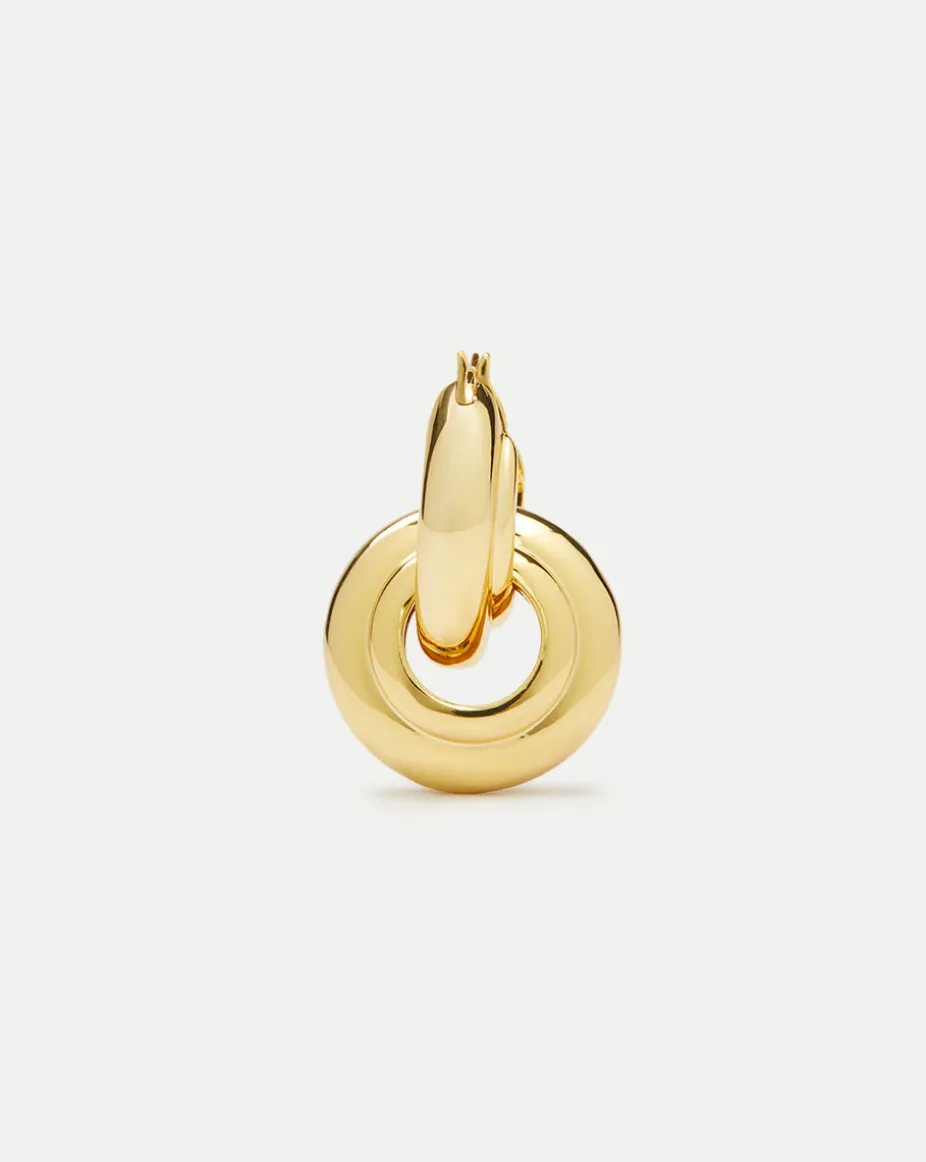 Interlocking Hoop Earring