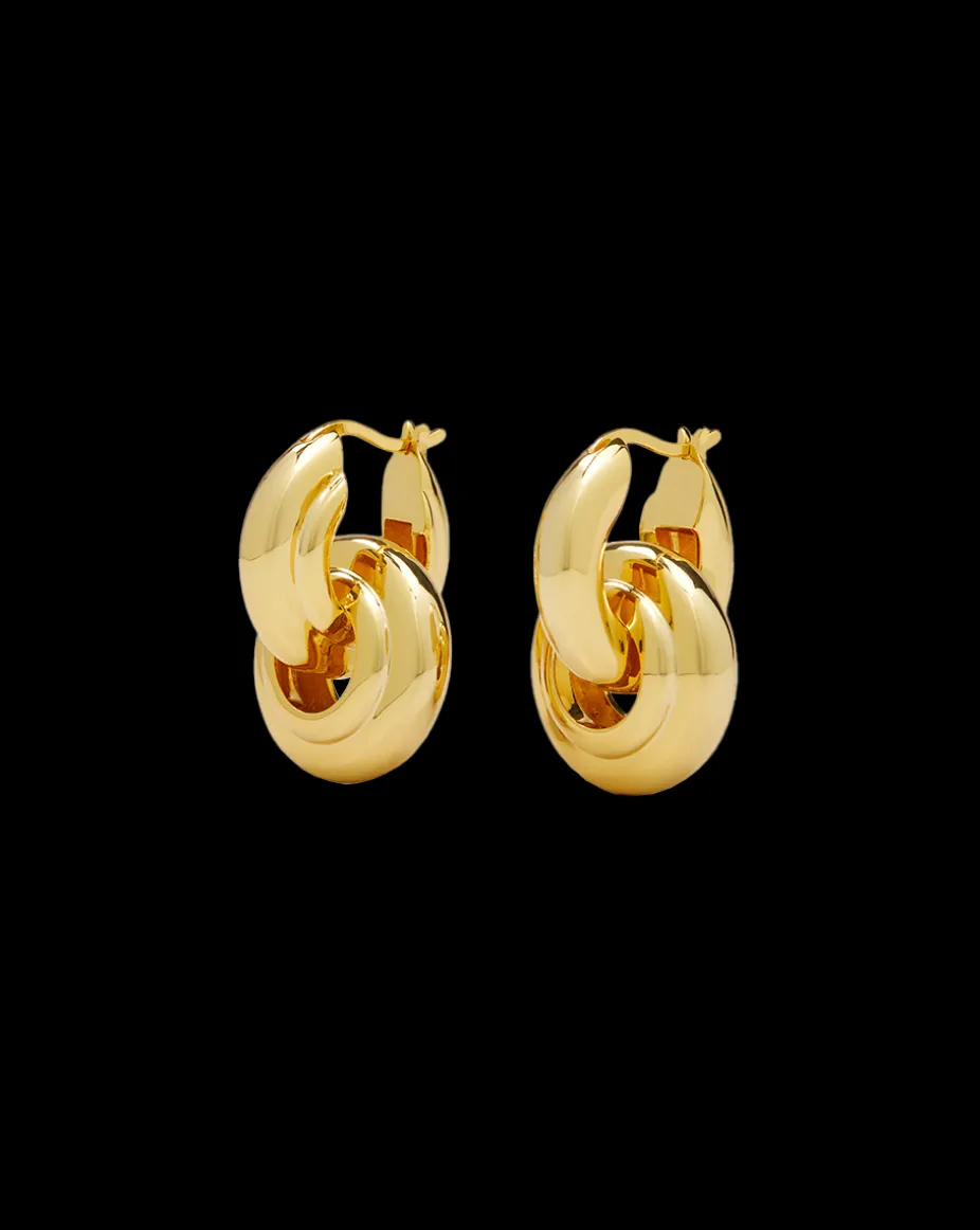 Interlocking Hoop Earring
