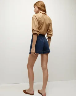 Jaffe Denim Short in Bright Blue